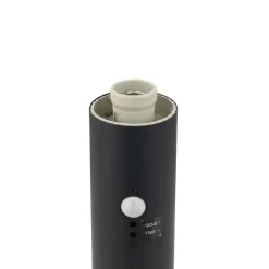 Lindby Sokkellamper Med Sensor|Sokkellamper > Statius sokkellampe, antracit, jern, sensor, 45 cm