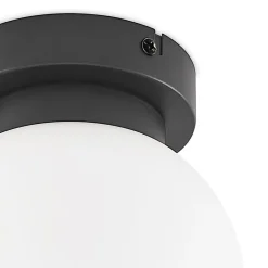 Lindby Loftlamper > Tavino loftslampe, sfærisk skærm, sort