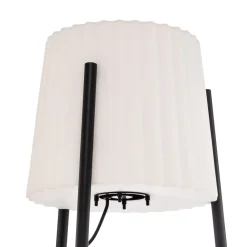 Terrassebelysning ^ Lucande Lindby terrasselampe Jaimy, 148 cm, stativ, aluminium
