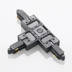 Lindby Skinnesystem > T-stik Linaro, sort, 1-faset system