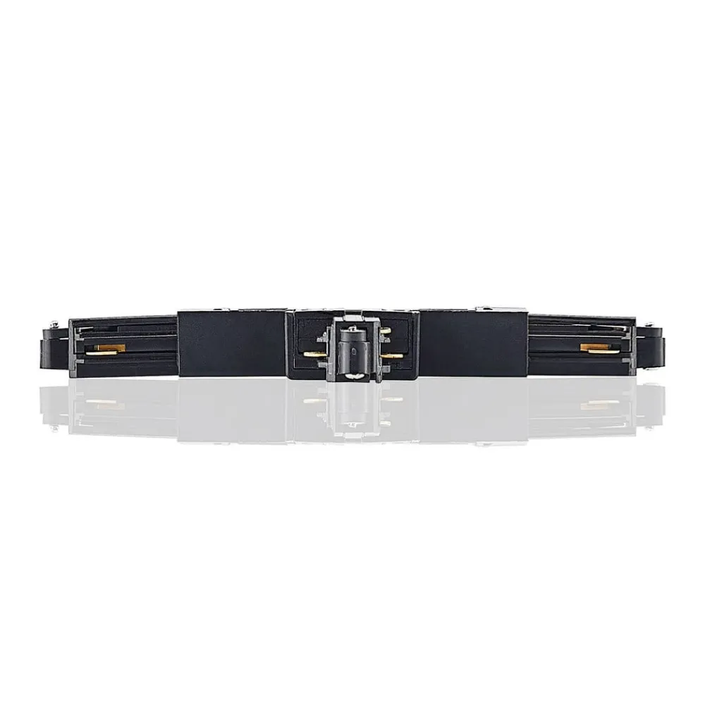 Lindby Skinnesystem > T-stik Linaro, sort, 1-faset system
