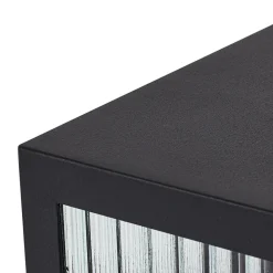 Udendørs Pendellamper ^ Lindby udendørs hængelampe Bolgar, sort, metal, glas