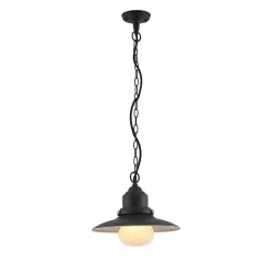 Lindby Udendørs Pendellamper > udendørs hængelampe Roisin, antracit, metal, Ø 32cm
