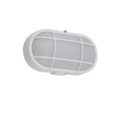 Lindby Terrassebelysning > udendørs LED-væglampe Alisha, hvid, plast, IP54
