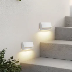 Lindby Væglamper > udendørs LED-væglampe Appeso, længde 16 cm, sæt med 2 stk