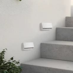 Lindby Væglamper > udendørs LED-væglampe Appeso, længde 16 cm, sæt med 2 stk