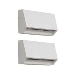 Lindby Væglamper > udendørs LED-væglampe Appeso, længde 16 cm, sæt med 2 stk
