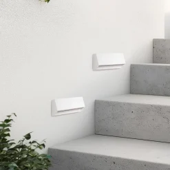 Terrassebelysning|Væglamper ^ Lindby udendørs LED-væglampe Appeso, længde 22 cm, sæt med 2 stk