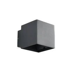 Lindby Terrassebelysning|Væglamper > udendørs LED-væglampe Esani, antracit, op/ned, IP54