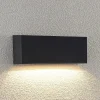 Lindby Terrassebelysning|Væglamper > udendørs LED-væglampe Jarte, 24 cm, ned, grå, IP65