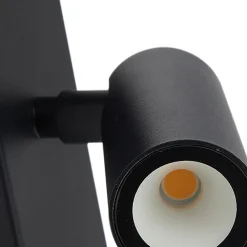 Lindby Væglampe Med Sensor|Terrassebelysning > udendørs LED-væglampe Larcie, 35 cm, 2 lyskilder, aluminium, sensor