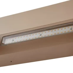 Terrassebelysning|Væglamper ^ Lindby udendørs LED-væglampe Lenore, beige, metal, 36,5 cm