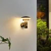 Væglampe Med Sensor|Terrassebelysning ^ Lindby udendørs LED-væglampe Lillie, sensor, højde 19 cm