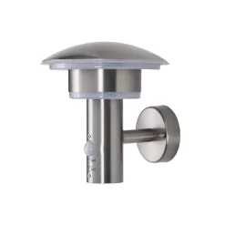 Væglampe Med Sensor|Terrassebelysning ^ Lindby udendørs LED-væglampe Lillie, sensor, højde 19 cm