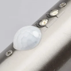 Væglampe Med Sensor|Terrassebelysning ^ Lindby udendørs LED-væglampe Lillie, sensor, højde 19 cm