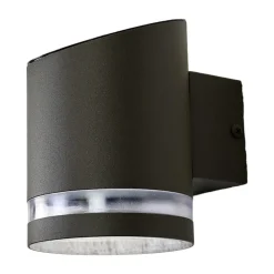 Solcellelamper|Terrassebelysning ^ Lindby udendørs LED-væglampe Melinda, 9 cm, stål