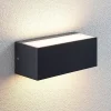 Terrassebelysning|Væglamper ^ Lindby udendørs LED-væglampe Nienke, 23 cm, saltvandsresistent, IP65