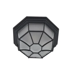 Lindby Udendørs Loftlamper > udendørs loftlampe Idril, antracit, metal, Ø 26,5 cm