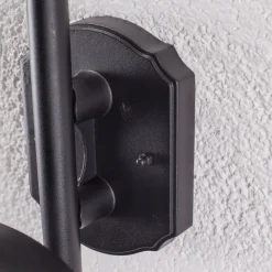 Lindby Væglampe Med Sensor|Væglamper > udendørs væglampe Daphne, sort, sensor, metal, E27