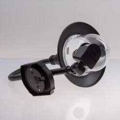 Lindby Væglampe Med Sensor|Væglamper > udendørs væglampe Daphne, sort, sensor, metal, E27