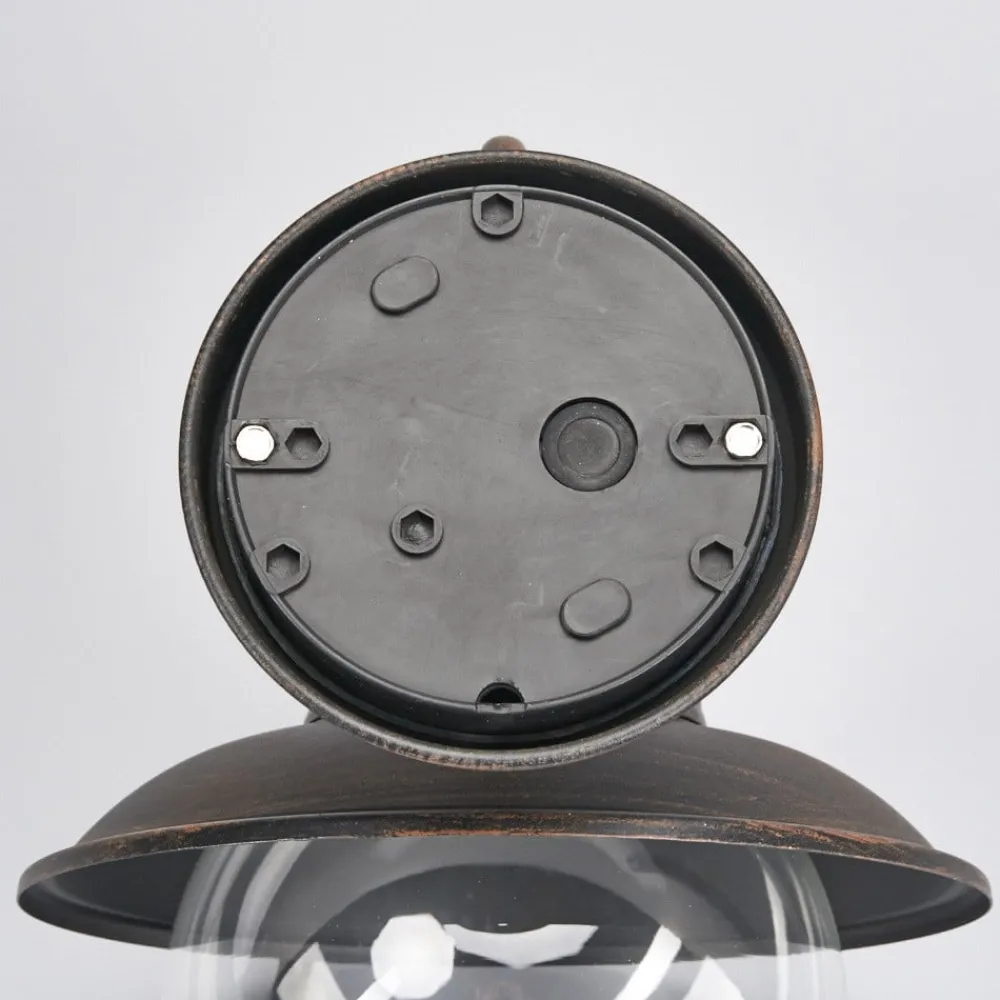 Lindby Terrassebelysning|Væglamper > udendørs væglampe Eddie, rustfarvet, metal, IP44, E27