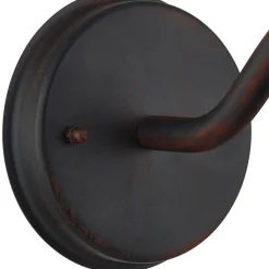 Lindby Terrassebelysning|Væglamper > udendørs væglampe Filip, rustbrun, 30 cm, E27, IP44
