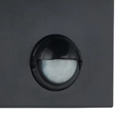 Lindby Væglampe Med Sensor > udendørs væglampe Gelso, aluminium, 15 cm, GU10, sensor