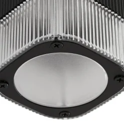 Lindby Terrassebelysning|Væglamper > udendørs væglampe Halvar, sort, 24 cm, 2 x GU10, IP65