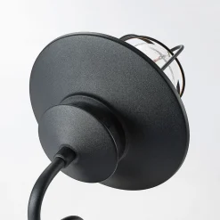 Lindby Terrassebelysning|Væglamper > udendørs væglampe Kyan, højde 32 cm, sort, IP44, E27