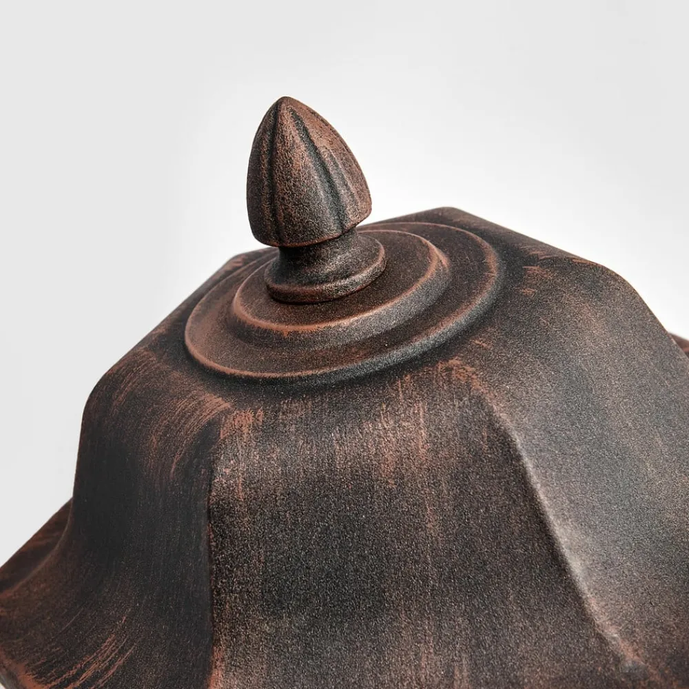 Terrassebelysning|Væglamper ^ Lindby udendørs væglampe Lamina, fatning i bunden, lygte, E27