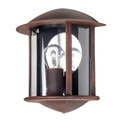 Lindby Væglamper > udendørs væglampe Maelis, rustbrun, metal, 27 cm, E27