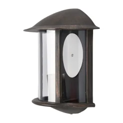 Lindby Væglamper > udendørs væglampe Maelis, rustbrun, metal, 27 cm, E27