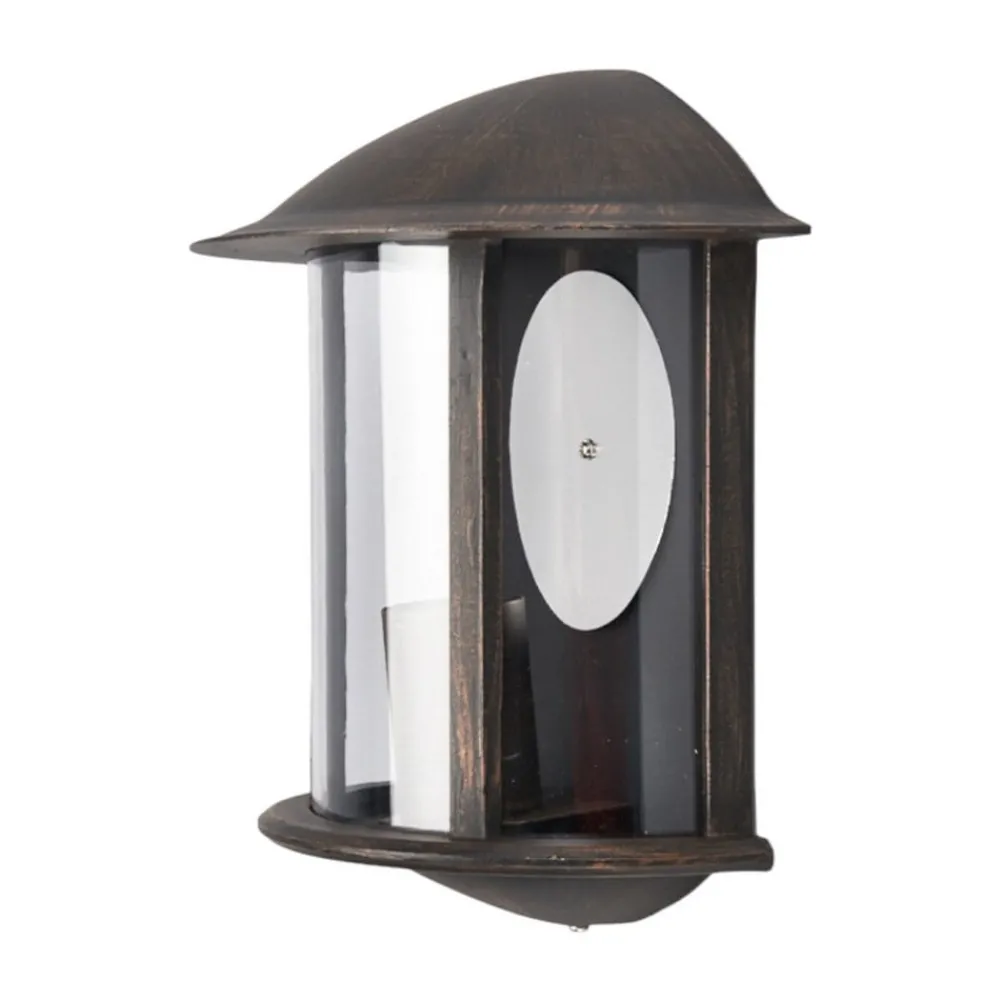 Lindby Væglamper > udendørs væglampe Maelis, rustbrun, metal, 27 cm, E27
