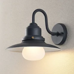Lindby Væglamper > udendørs væglampe Roisin, antracit, metal, 31 cm