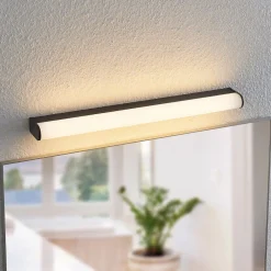 Lindby Væg- Og Spejllamper|Væglamper > Ulisan LED-væglampe til bad, rund, 58,8 cm