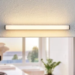 Lindby Væg- Og Spejllamper|Væglamper > Ulisan LED-væglampe til bad, rund, 58,8 cm