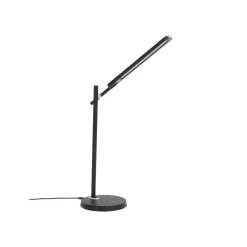 Lindby Arbejdsrum/Kontor|Bordlamper > Valtorin LED-skrivebordslampe, sort