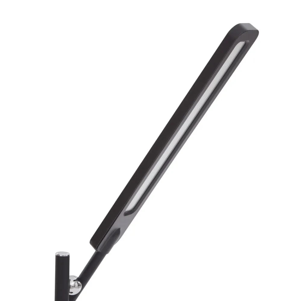 Lindby Arbejdsrum/Kontor|Bordlamper > Valtorin LED-skrivebordslampe, sort