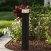 Terrassebelysning|Gadebelysning ^ Lindby vejlampe Halvar, 50 cm, sort, IP65, GU10