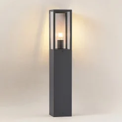 Terrassebelysning|Gadebelysning ^ Lindby vejlampe, højde 80 cm, antracit metal