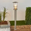 Lindby Terrassebelysning|Gadebelysning > vejlampe Noemi, grå, stål, 80 cm, IP44