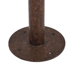 Lindby Terrassebelysning|Gadebelysning > vejlampe Zayn, rustfarvet, glas, højde 109 cm, IP65