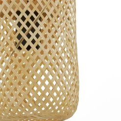 Pendellamper|Pendellamper ^ Lindby Venora hængelampe, Ø 15 cm, bambus, E27