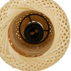 Pendellamper|Pendellamper ^ Lindby Venora hængelampe, Ø 15 cm, bambus, E27