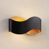 Lindby Pendellamper|Væglamper > væglampe Dailin, sort/guld, 30 cm, metal