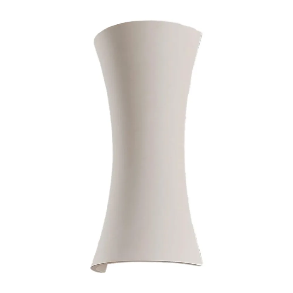Lindby Gang|Pendellamper > væglampe Edon, hvid, gips, konkav, 30 cm