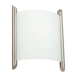 Lindby Gang|Pendellamper > væglampe Filippa, 20 cm, nikkel, glas, E27
