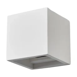 Lindby Gang|Pendellamper > væglampe Freja, hvid, gips, G9