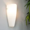 Lindby Gang|Pendellamper > væglampe Hermine, hvid, glas, højde 30 cm, E27