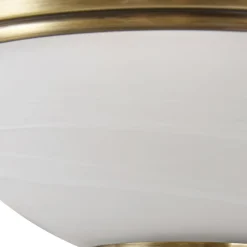Lindby Gang|Væglamper > væglampe Irimia, 31 cm, antik messing, glas